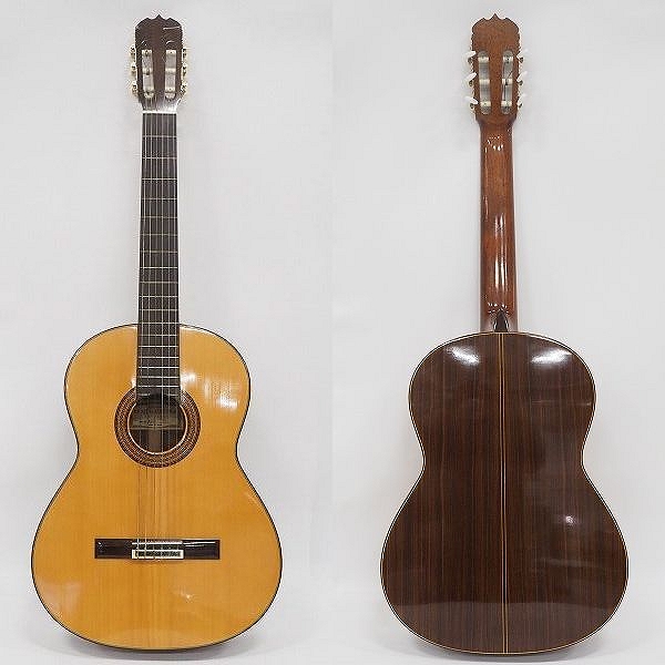 実際に弊社で買取させて頂いた★RYOJI MATSUOKA/松岡良治 LUTHIER No.M50 クラシックギター/ガットギター 日本製 ハードケース付の画像 1枚目