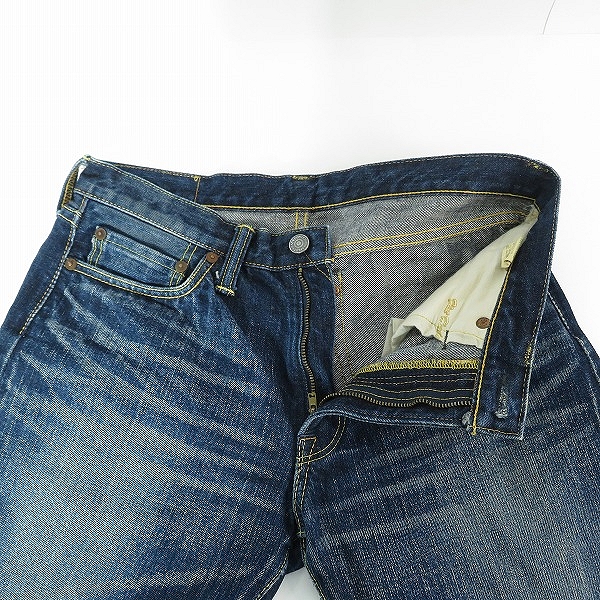 実際に弊社で買取させて頂いたTHE FLAT HEAD/フラットヘッド ストレート デニムパンツ 3001ZC /W30L34の画像 4枚目