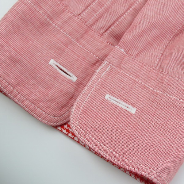 実際に弊社で買取させて頂いたJUNYAWATANABE COMME des GARCONS MAN/ジュンヤワタナベ コムデギャルソンマン 切り替えボタンシャツ/Lの画像 4枚目