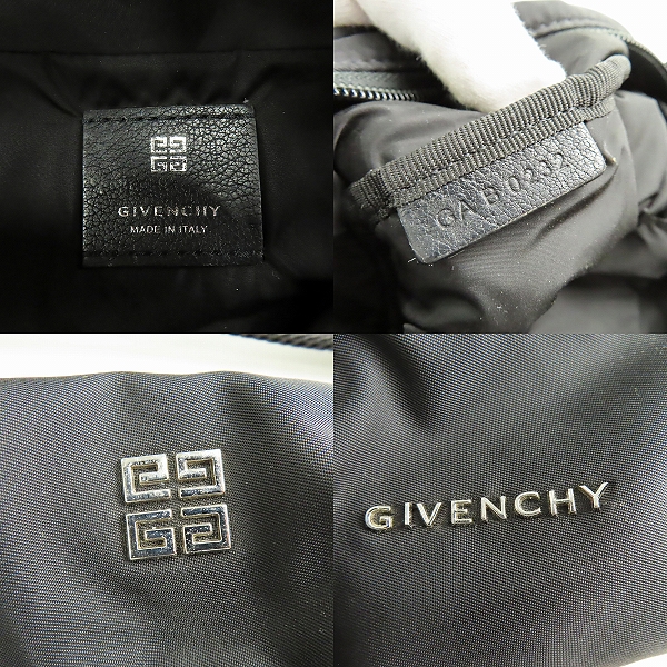 実際に弊社で買取させて頂いたGIVENCHY/ジバンシィ ナイロン エッセンシャル U ウエストバッグ BKU01ZK1D2-001の画像 5枚目