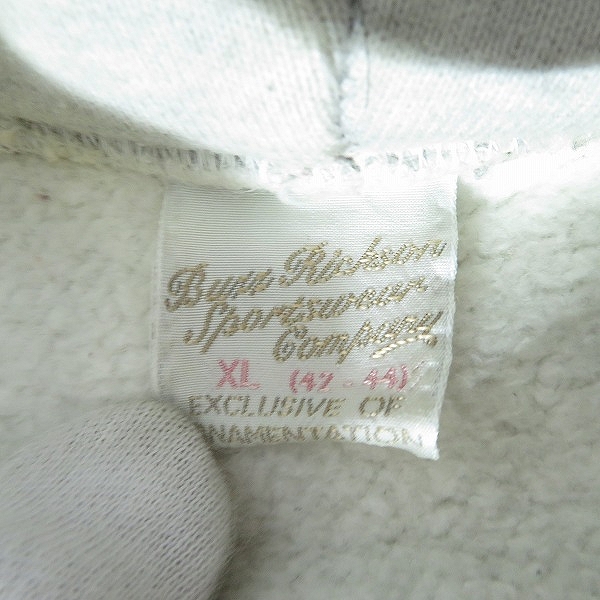 実際に弊社で買取させて頂いたBUZZ RICKSON'S/バズリクソンズ  U.S. AIR FORCE ACADEMY/リバース スウェット パーカー BR68651/XLの画像 2枚目