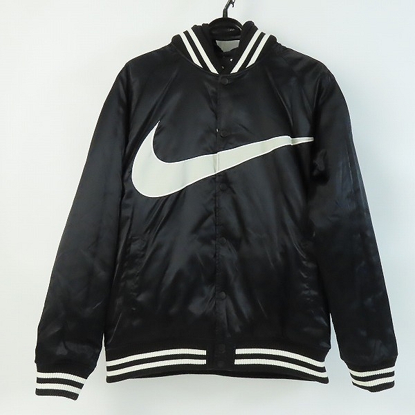 実際に弊社で買取させて頂いたF.C.R.B.×NIKE/エフシー レアルブリストル×ナイキ 15AW REVERSIBLE STADIUM JACKET/リバーシブル スタジャン 789533-011/XLの画像 2枚目