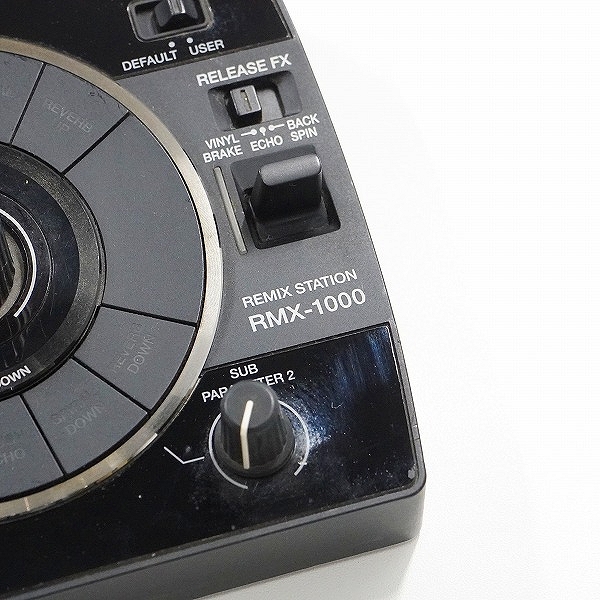実際に弊社で買取させて頂いたPioneer/パイオニア RMX-1000 REMIX STATION 2012年製 DJ エフェクター サンプラー 動作未確認の画像 3枚目