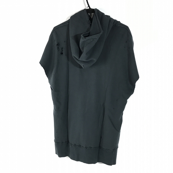 実際に弊社で買取させて頂いたMIHARA YASUHIRO/ミハラヤスヒロ ノースリーブ パーカー ダメージ加工 A00VT532/50の画像 1枚目