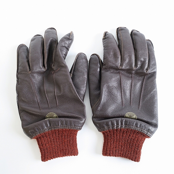 実際に弊社で買取させて頂いたBUZZ RICKSON'S/バズリクソンズ A-10 LEATHER GLOVE レザーグローブ/9