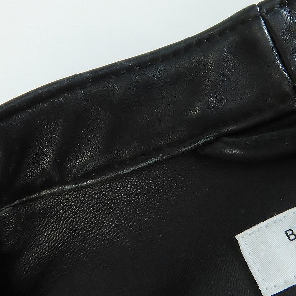 実際に弊社で買取させて頂いたBEAUTY&YOUTH UNITED ARROWS/ユナイテッドアローズ シープレザー シングルライダースジャケット 1225-199-7631/Mの画像 5枚目