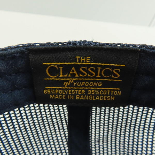 実際に弊社で買取させて頂いたBack Channel/バックチャンネル THE CLASSICS ロゴ刺繍 キャップ ネイビーの画像 5枚目