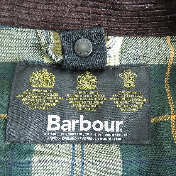 実際に弊社で買取させて頂いたBarbour/バブアー SL BEDALE/ビデイル オイルドジャケット 1202135の画像 3枚目