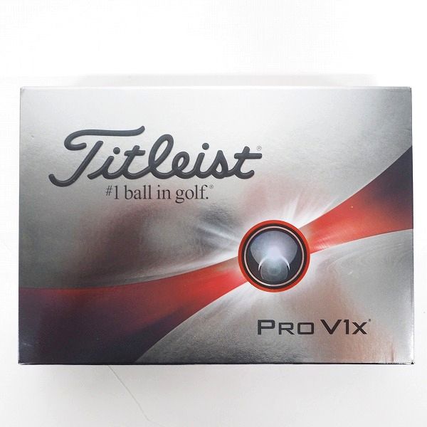 実際に弊社で買取させて頂いた【未使用】Titleist/タイトリスト PRO V1x ゴルフボール ホワイト 1ダースの画像 2枚目