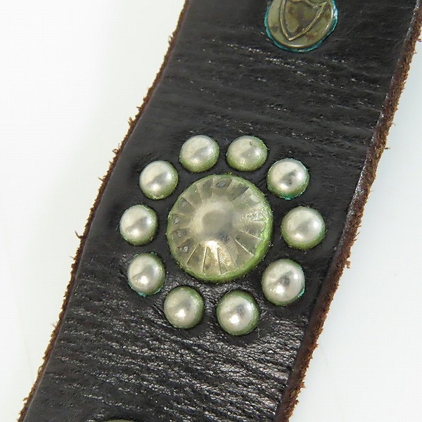 実際に弊社で買取させて頂いたHTC/Hollywood Trading Company/エイチティーシー キッズ スタッズ/コンチョ ベルト 60の画像 5枚目