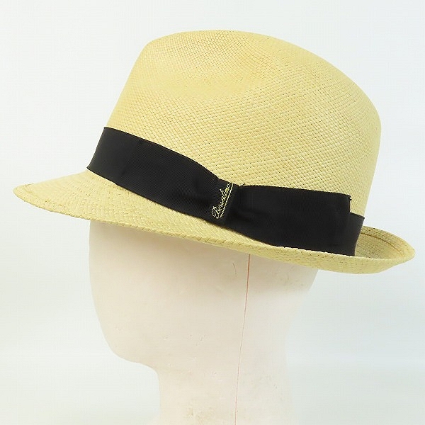 実際に弊社で買取させて頂いたBorsalino/ボルサリーノ 中折れハット リボン/7の画像 2枚目