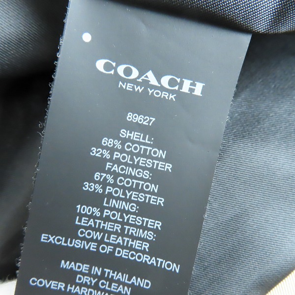 実際に弊社で買取させて頂いたCOACH/コーチ シグネチャー柄切替 トレンチコート 89627の画像 4枚目