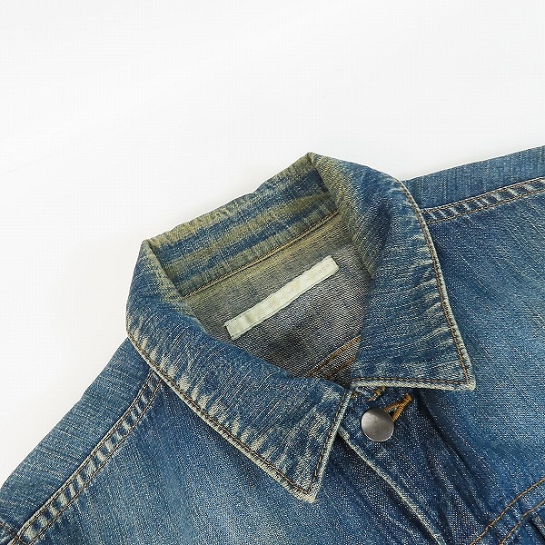 実際に弊社で買取させて頂いたNUMBER (N)INE/ナンバーナイン 02SS モダンエイジ期 デニムジャケット 3の画像 5枚目