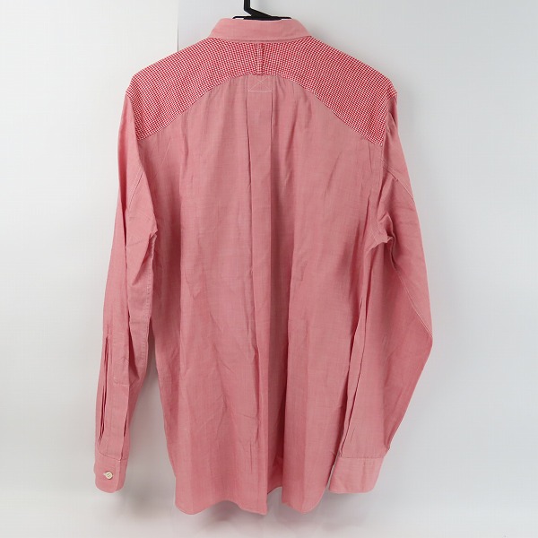 実際に弊社で買取させて頂いたJUNYAWATANABE COMME des GARCONS MAN/ジュンヤワタナベ コムデギャルソンマン 切り替えボタンシャツ/Lの画像 1枚目