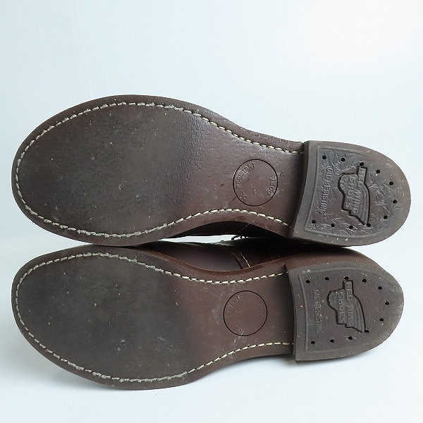 実際に弊社で買取させて頂いたRED WING/レッドウィング IRON RANGER/アイアンレンジャー ワークブーツ 8111/US7.5の画像 2枚目