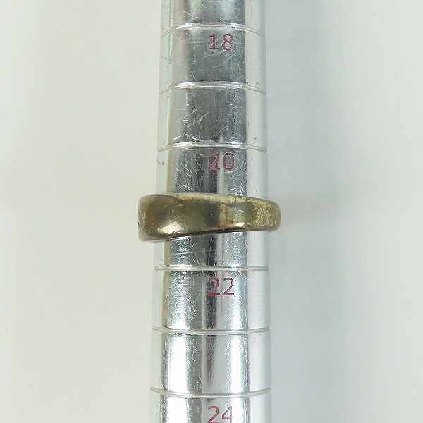 実際に弊社で買取させて頂いたBill Wall Leather/BWL/ビルウォールレザー スムース Cクロス クロス リング 21号の画像 8枚目