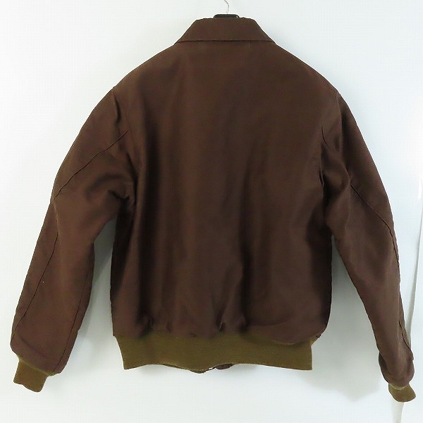 実際に弊社で買取させて頂いた【未使用】BUZZ RICKSONS/バズリクソンズ A-2 AVIATION ASSOCIATES JUNGLE CLOTH フライトジャケット ブラウン BR14934 /42の画像 1枚目