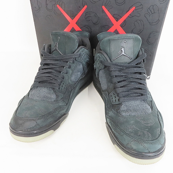 実際に弊社で買取させて頂いたNIKE/ナイキ×KAWAS/カウズ AIR JORDAN4/エアジョーダン4 ブラック 930155-001/29