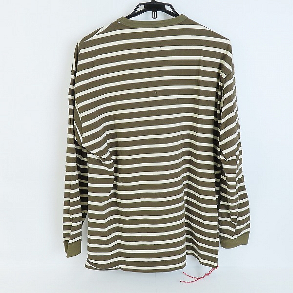 実際に弊社で買取させて頂いたBEAMS JAPAN/ビームスジャパン ボーダー柄 長袖カットソー/Lの画像 1枚目