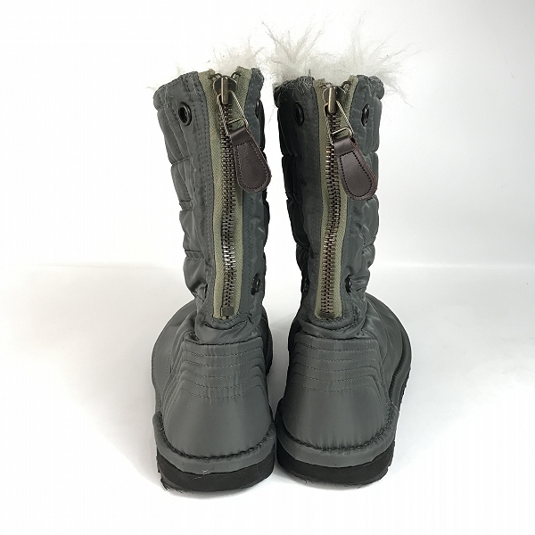 実際に弊社で買取させて頂いたJUNYA WATANABE COMME des GARCONS/ジュンヤワタナベコムデギャルソン ファー付き スノーブーツ /Sの画像 1枚目