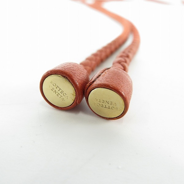 実際に弊社で買取させて頂いたBottega Veneta/ボッテガヴェネタ イントレチャート レザー 紐ベルトの画像 2枚目