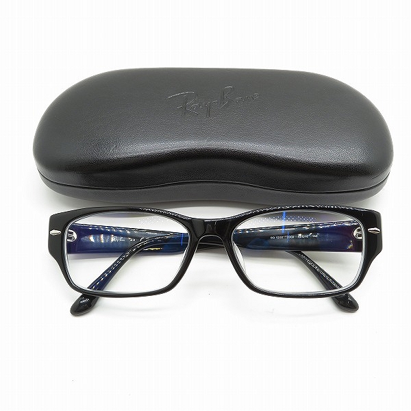実際に弊社で買取させて頂いたRay-Ban/レイバン スクエア型 アイウエア/メガネフレーム RB5220 2000の画像 9枚目