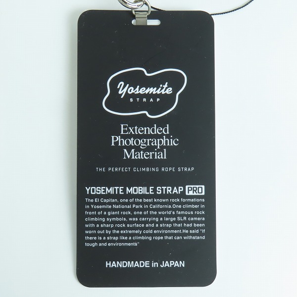 実際に弊社で買取させて頂いた【未使用】YOSEMITE STRAP/ヨセミテストラップ Extended Photographic Material ビームス別注 Mobile Strapの画像 6枚目
