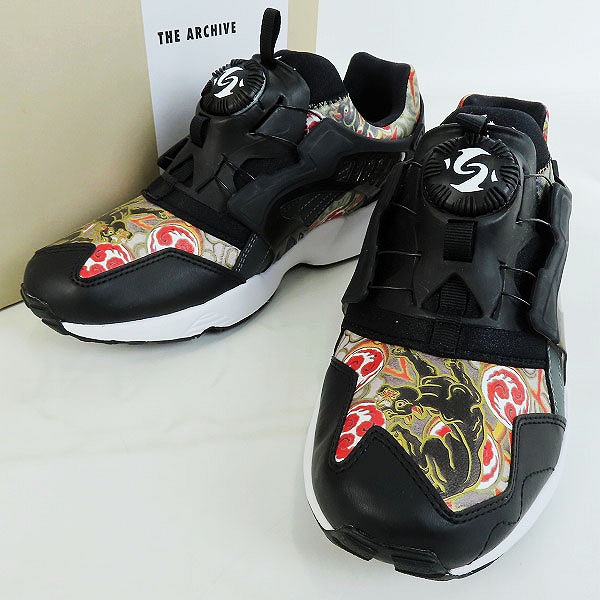 実際に弊社で買取させて頂いたPUMA×DISC BLAZE× T T T×ATMOS/プーマ ×ディスクブレイズ×TTT×アトモス ローカットスニーカー 393828-01/27.5