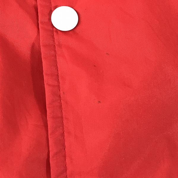 実際に弊社で買取させて頂いたSiant michael/セントマイケル 23SS COACH JACKET レッド SM-S23-0000-067/Mの画像 6枚目