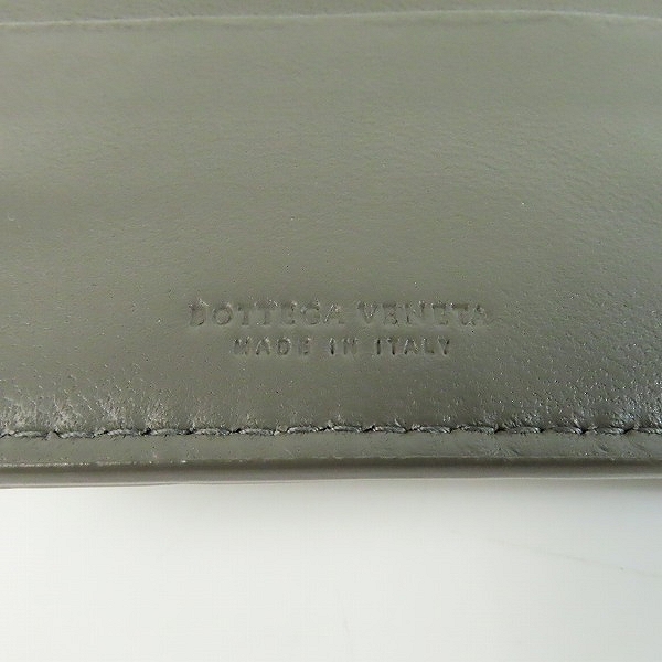 実際に弊社で買取させて頂いたBOTTEGA VENETA/ボッテガヴェネタ イントレチャート 二つ折り財布/ウォレットの画像 4枚目