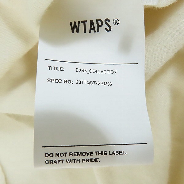 実際に弊社で買取させて頂いたWTAPS/ダブルタップス BASEBALL SHIRT/ベースボールシャツ 231TQDT-SHM03/02の画像 3枚目