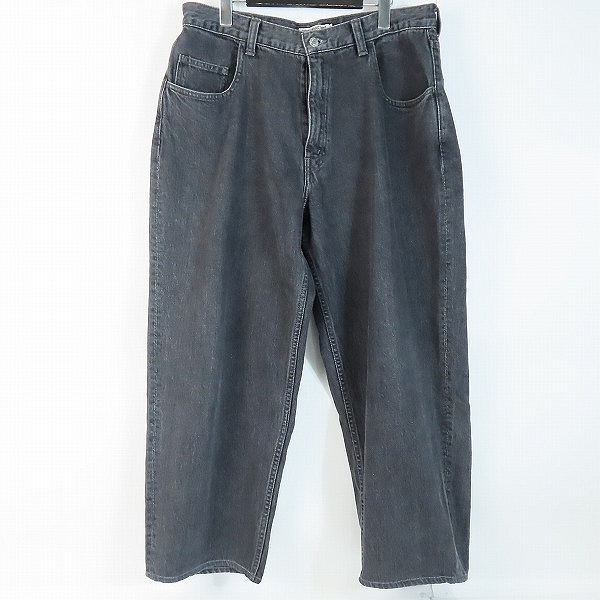 実際に弊社で買取させて頂いたCOOTIE PRODUCTIONS/クーティ プロダクションズ デニムワイドパンツ ブラック/L