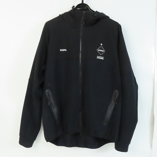 実際に弊社で買取させて頂いたF.C. Real Bristol/エフシー レアルブリストル 19SS VENTILATION HOODIE ベンチレーションフーディー FCRB-190019/XL
