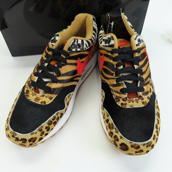 実際に弊社で買取させて頂いた【未使用】NIKE×ATMOS/ナイキ×アトモス AIR MAX 1 DLX ANIMAL PACK 2.0 エアマックス1 アニマルパック AQ0928-700/26