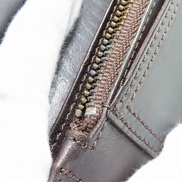 実際に弊社で買取させて頂いたWACKO MARIA×PORTER/ワコマリア×ポーター 2つ折り レザーウォレット の画像 7枚目