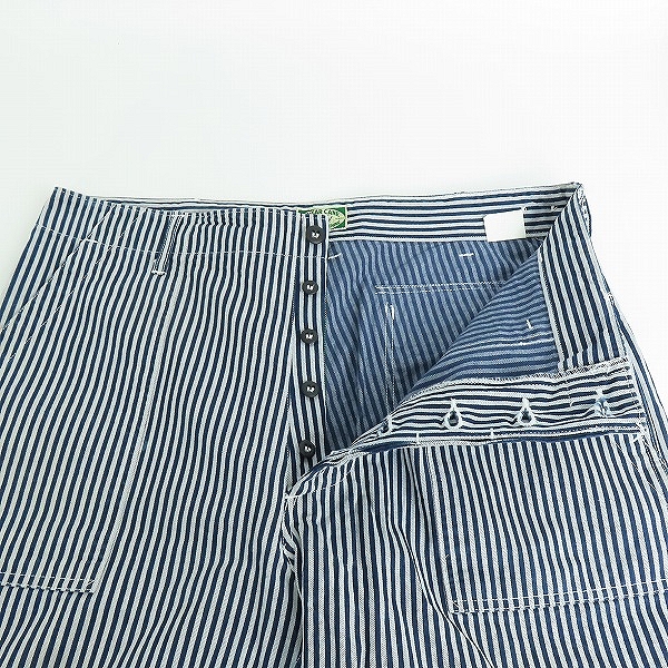 実際に弊社で買取させて頂いた(1)SUGAR CANE/シュガーケーン ヒッコリー ベイカー ショートパンツ SC51407/36の画像 2枚目