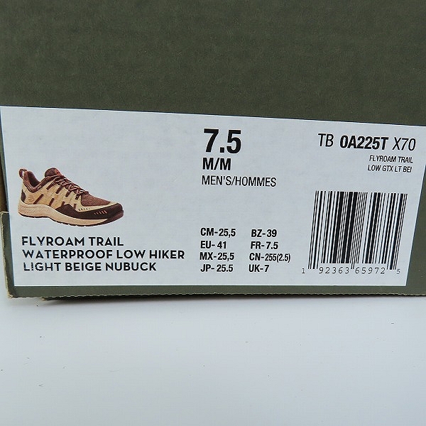 実際に弊社で買取させて頂いたTimberland/ティンバーランド aerocore FLYROAM TRAIL LOW GORE-TEX スニーカー シューズ 25.5の画像 8枚目
