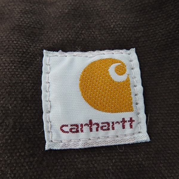 実際に弊社で買取させて頂いたCarhartt/カーハート ダック地 ジップアップ ベスト WV001 DKB/Sの画像 4枚目