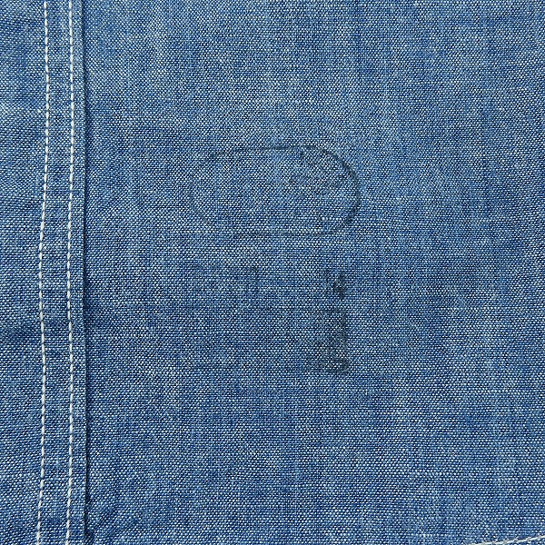 実際に弊社で買取させて頂いたThe REAL MCCOY'S/リアルマッコイズ USN シャンブレー シャツ/14の画像 6枚目