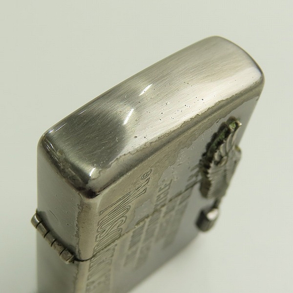 実際に弊社で買取させて頂いたZIPPO/ジッポー HARLEY DAVIDSON/ハーレーダビッドソン サイドメタル/1994年製の画像 5枚目