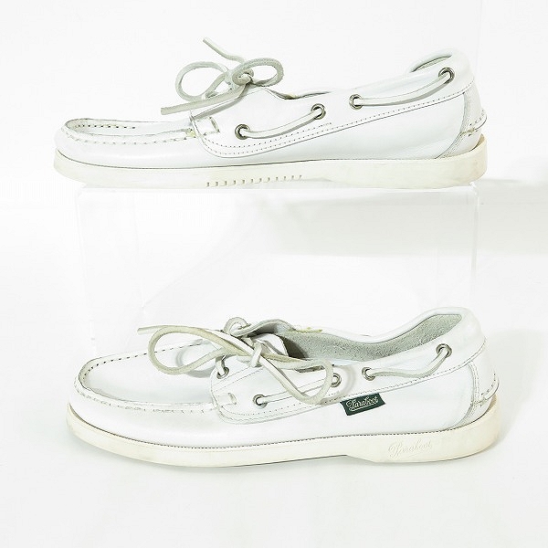 実際に弊社で買取させて頂いたParaboot/パラブーツ BARTH/バース レザー デッキ シューズ 0404/6の画像 3枚目