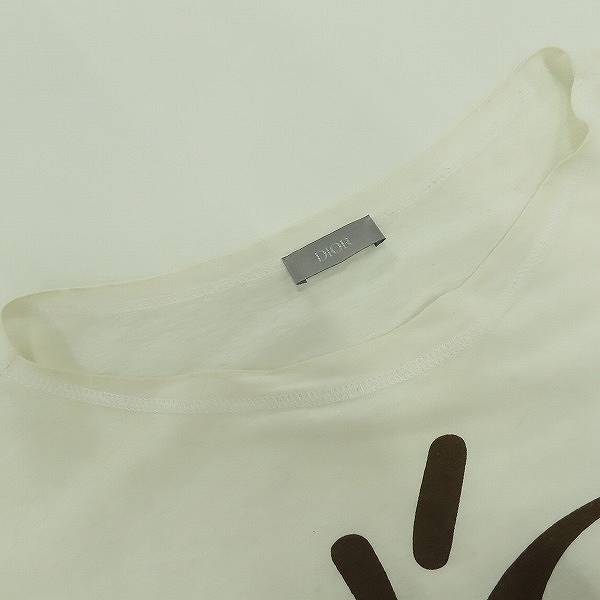 実際に弊社で買取させて頂いた【JPタグ】DIOR×Travis Scott Cactus Jack/ディオール×トラヴィススコットカクタスジャック 22AW Tシャツ 283J632A0752/XLの画像 7枚目