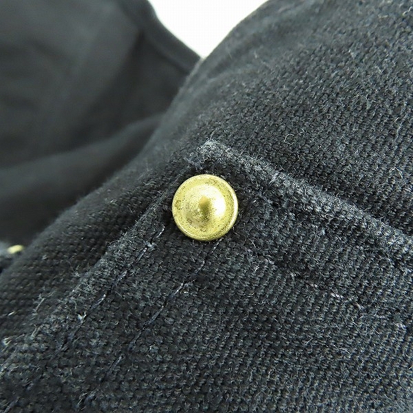 実際に弊社で買取させて頂いたCarhartt/カーハート オーバーオール ブラック 46×32の画像 6枚目