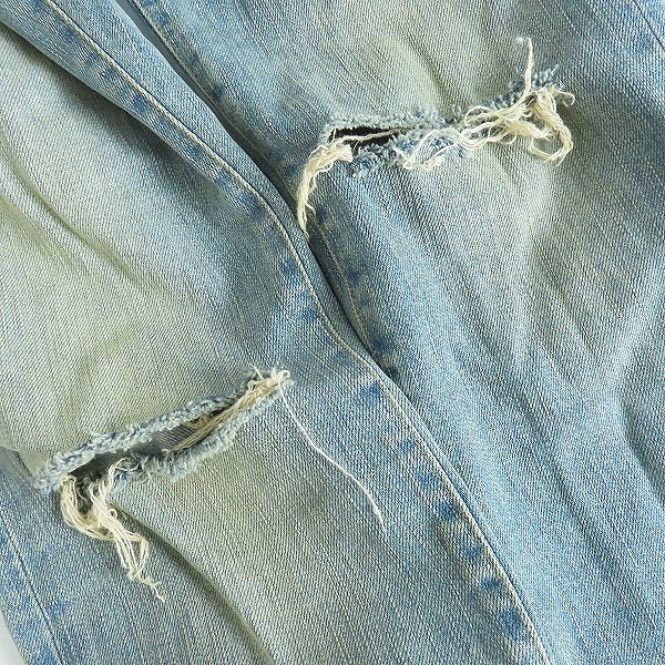 実際に弊社で買取させて頂いたSAINT LAURENT PARIS/サンローランパリ 15SS ニークラッシュデニムパンツ 399086/30の画像 8枚目