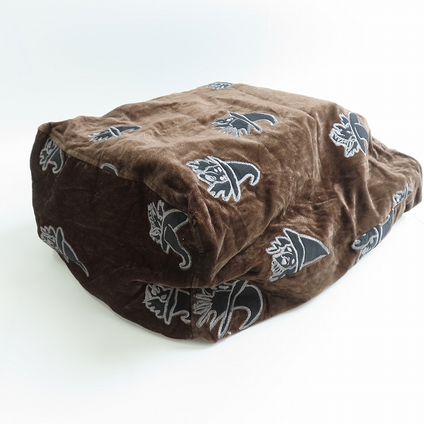 実際に弊社で買取させて頂いたUNDERCOVER/アンダーカバー JUN TAKAHASHI トートバッグ ハンドバッグ ベロア 魔女 総柄の画像 2枚目