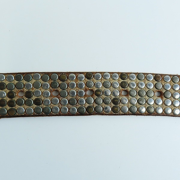 実際に弊社で買取させて頂いたHTC/エイチティーシー スタッズ ベルト 80/32の画像 3枚目