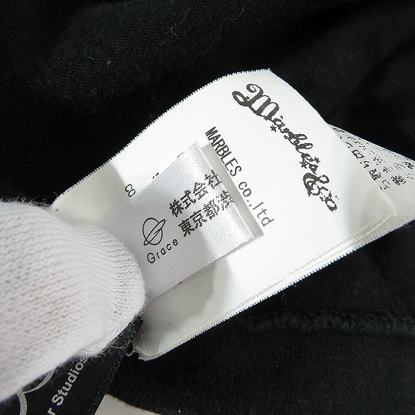 実際に弊社で買取させて頂いたBETTY BOOP×Marbles/ベティーブープ×マーブルズ Tシャツ MST-S17BB01/Lの画像 4枚目