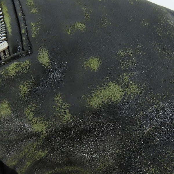 実際に弊社で買取させて頂いたUNDERCOVER/アンダーカバー 30th Anniversary Leather Sleeve Down Jacket ダウンジャケット UCZ9204/1の画像 5枚目