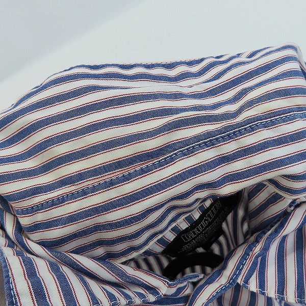 実際に弊社で買取させて頂いたTHE CRIMIE/クライミー ストライプ 半袖シャツ 刺繍 Sの画像 6枚目