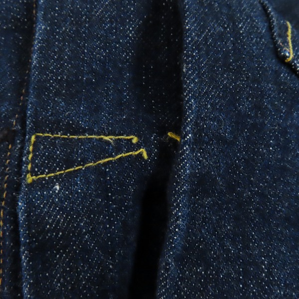 実際に弊社で買取させて頂いたSUGAR CANE×Mr.FREEDOM/シュガーケーン×ミスターフリーダム デニムジャケットの画像 5枚目